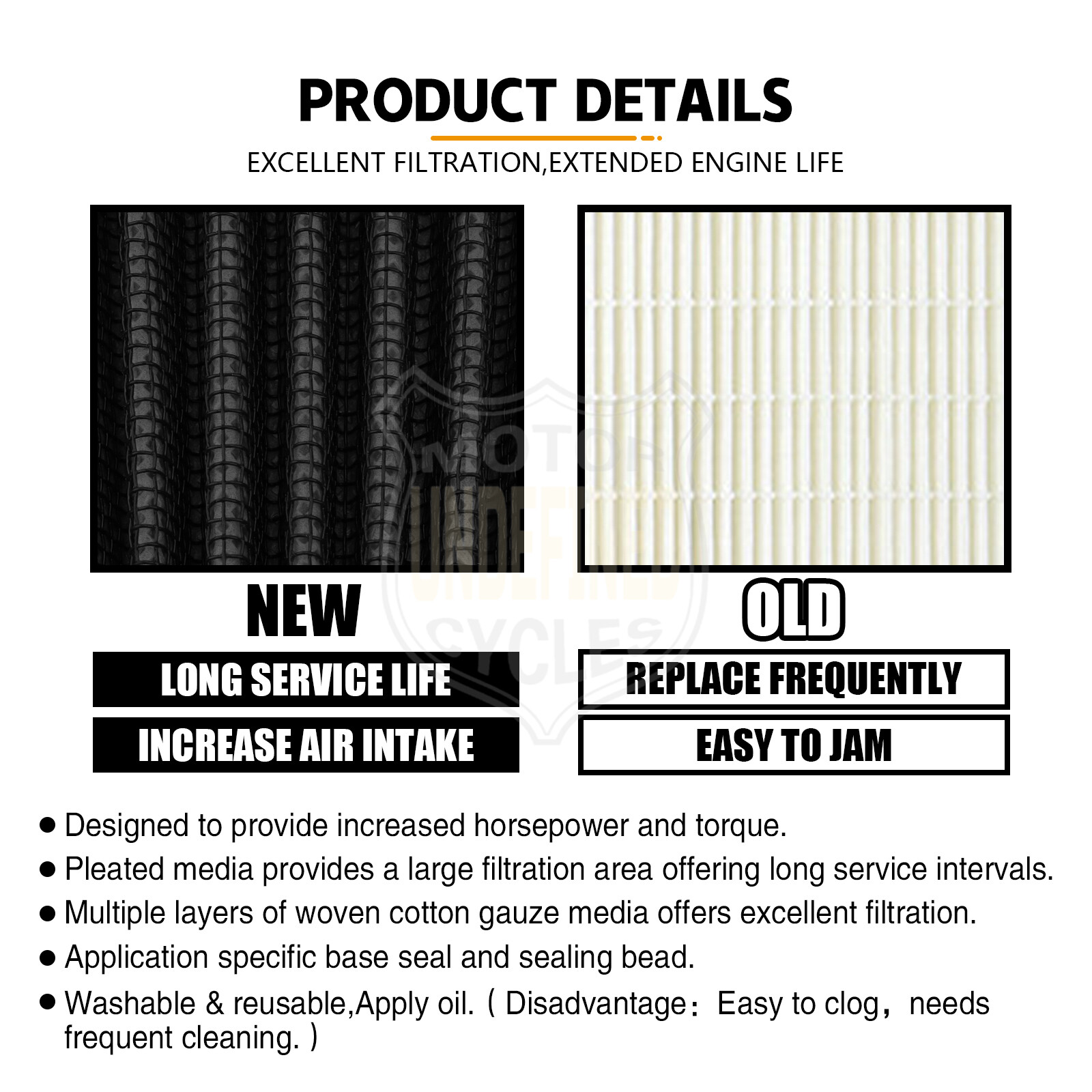 Air Cleaner Intake Filter For Harley Dyna Touring Electra Road Glide Softail