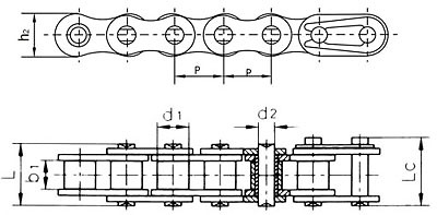 TaoTao DB17-125cc, DB27-125cc, DirtBike Chain #420 98L with ML