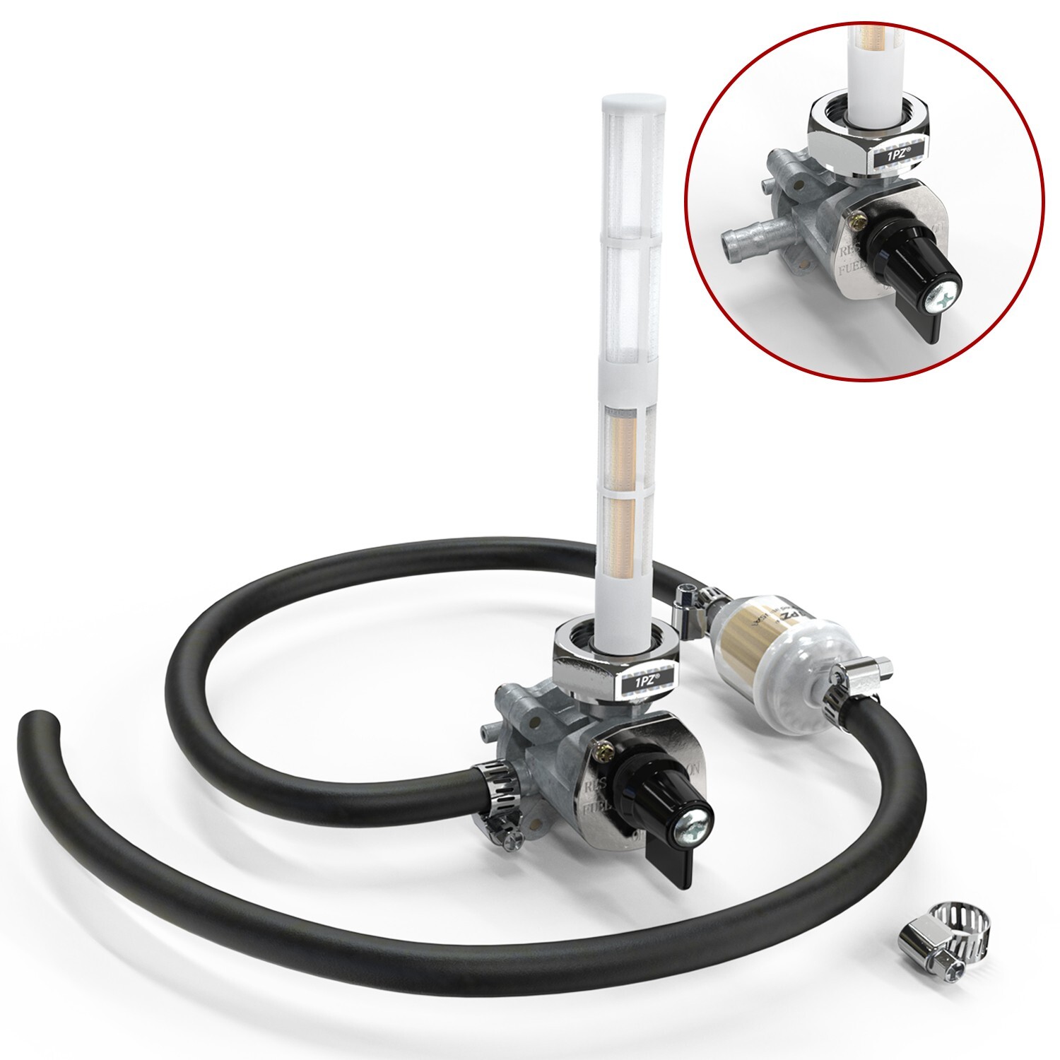 Fuel Vacuum Petcock & Filter For Honda VTX1300C 1300R 1300S 1300T #16950-MEM-674