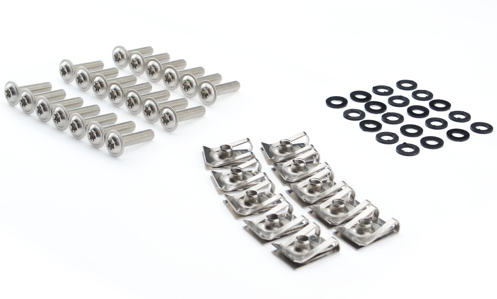 BMW Schrauben Verkleidung Motorrad Torx Clipse Klemmen Kit Edelstahl M6x16mm Set