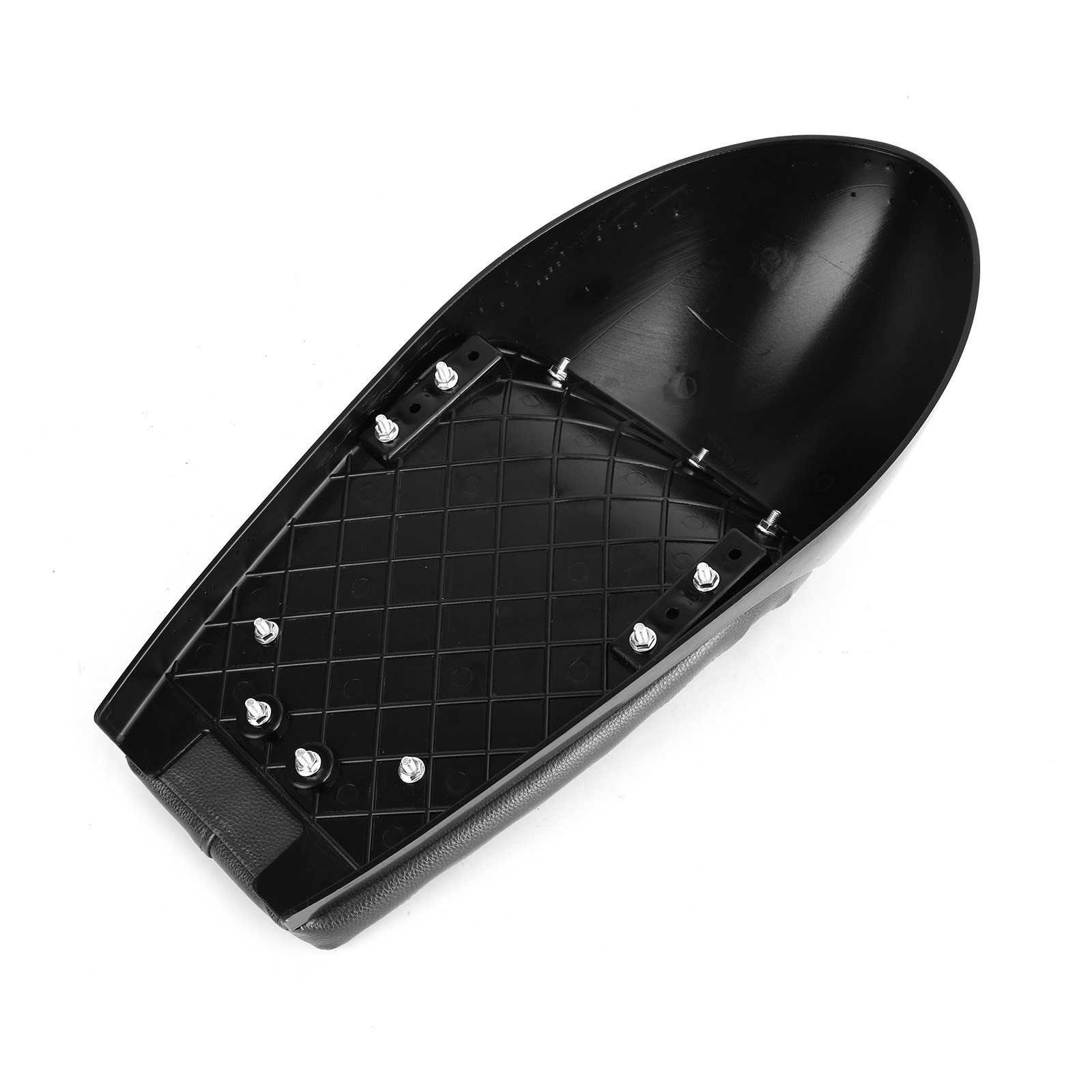 Universal Cafe Racer Seat Black Retro Vintage Cushion Scrambler Saddle Bench
