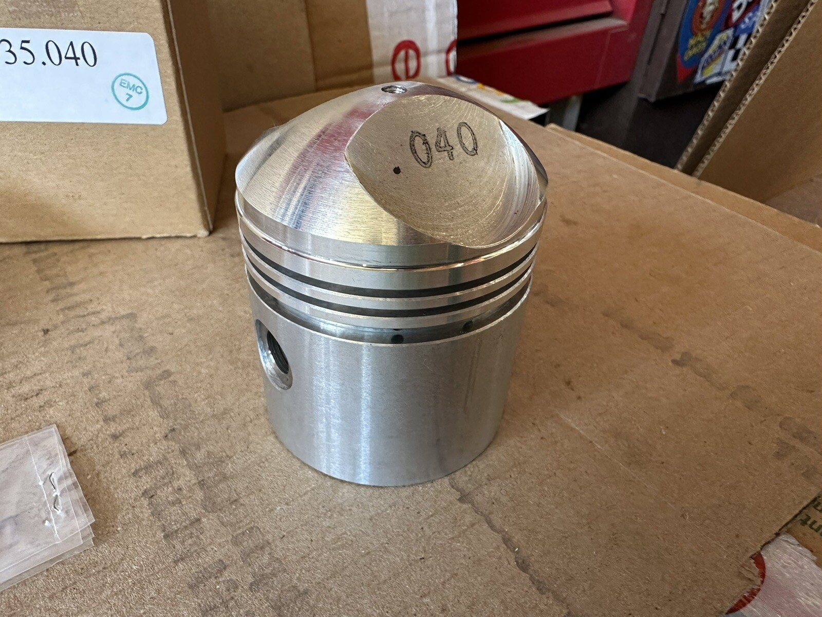 NOS Indian Arrow Scout 149 249 Robbins Piston 9.5:1 Compression .040” Over Bare