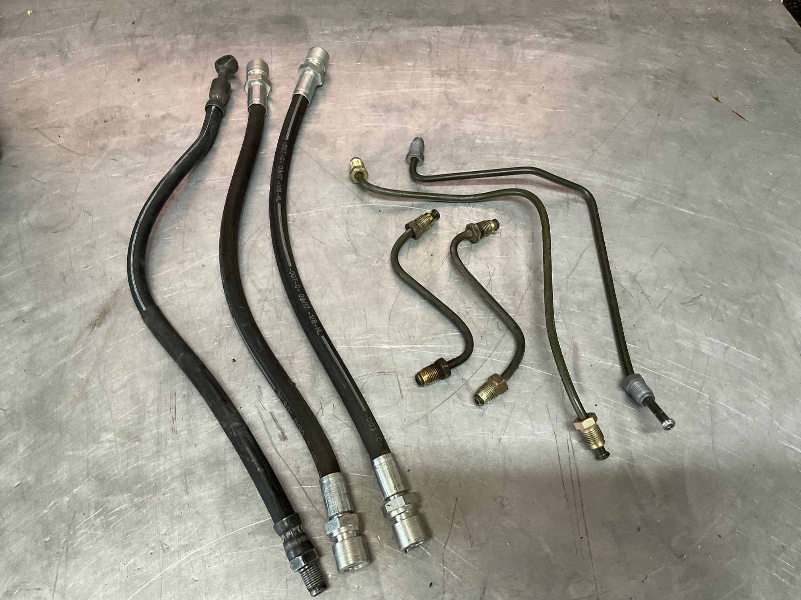 BMW Airhead R80 R100 Front Brake Hose Line Parts Lot