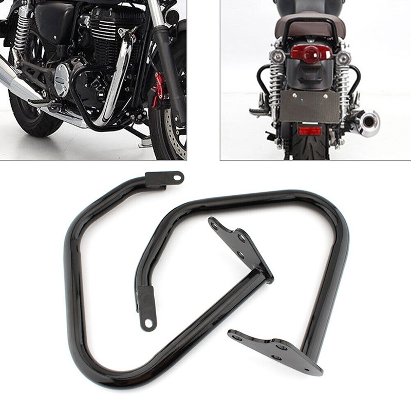 For 2021-2025 Honda GB350 NC59 Motorcycle Black Engine Guard Crash Bar Kit 1 Set