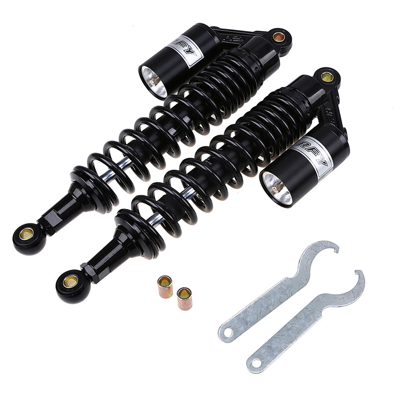 For Harley 380mm 14.96″ Motorcycle Rear Suspension Air Shock Absorber Adjustable