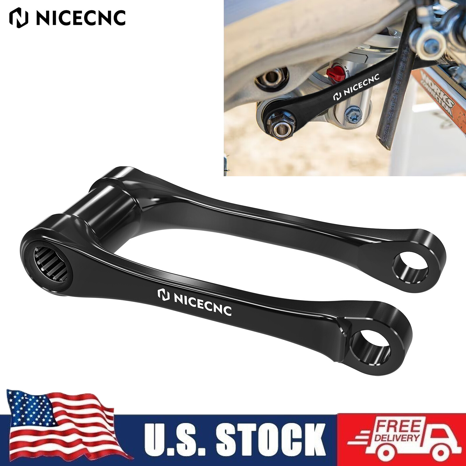 Rear Suspension Lowering Link For KTM 125 250 300 350 450 XC XCF SX SXF 2023-24