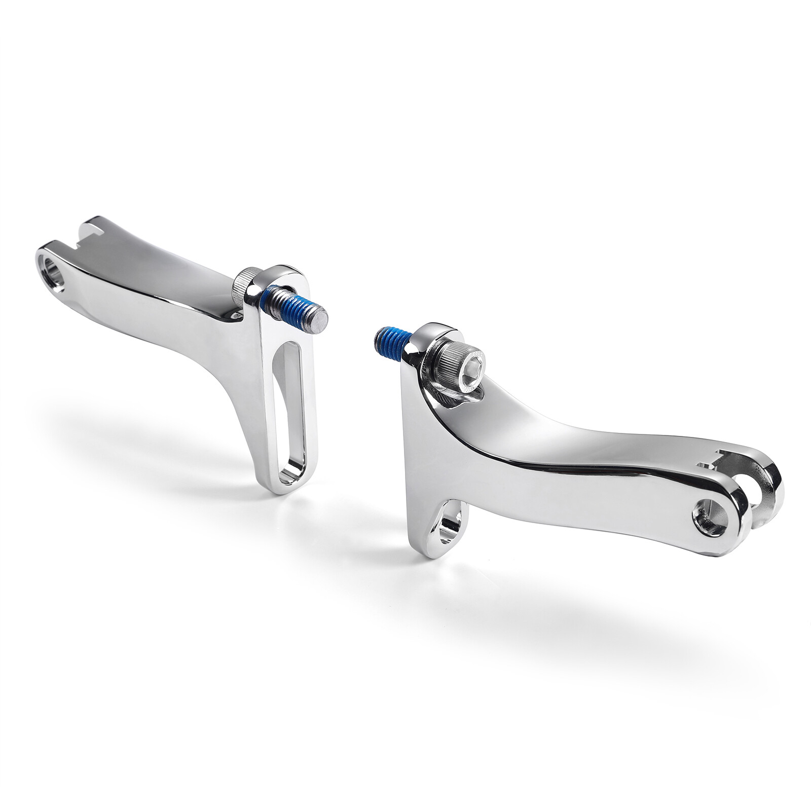 Chrome Blade Floorboards brake shifter levers For Harley Touring 08-13 St Glide
