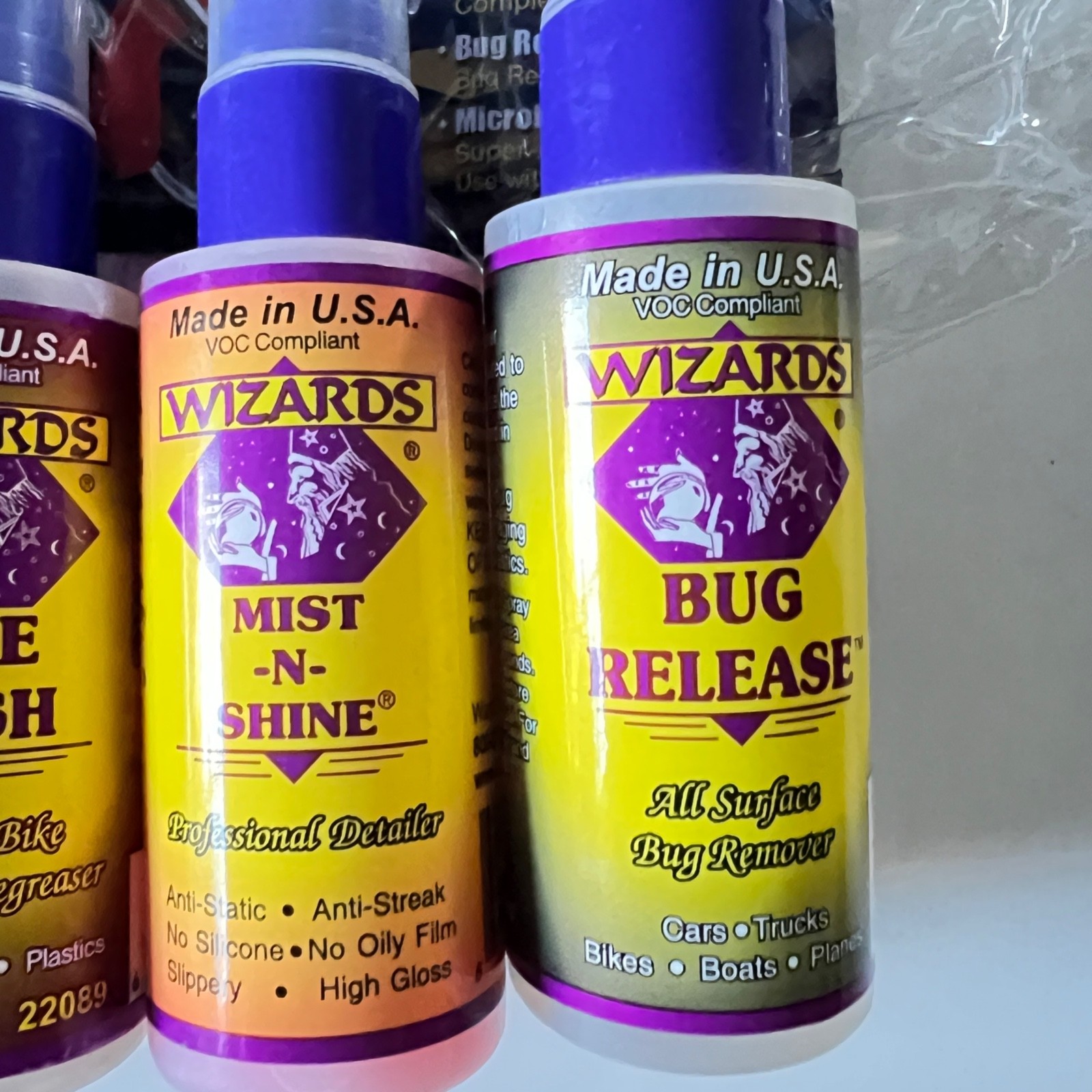 Wizards Products Saddle Pack Bike Mini Detailing Kit