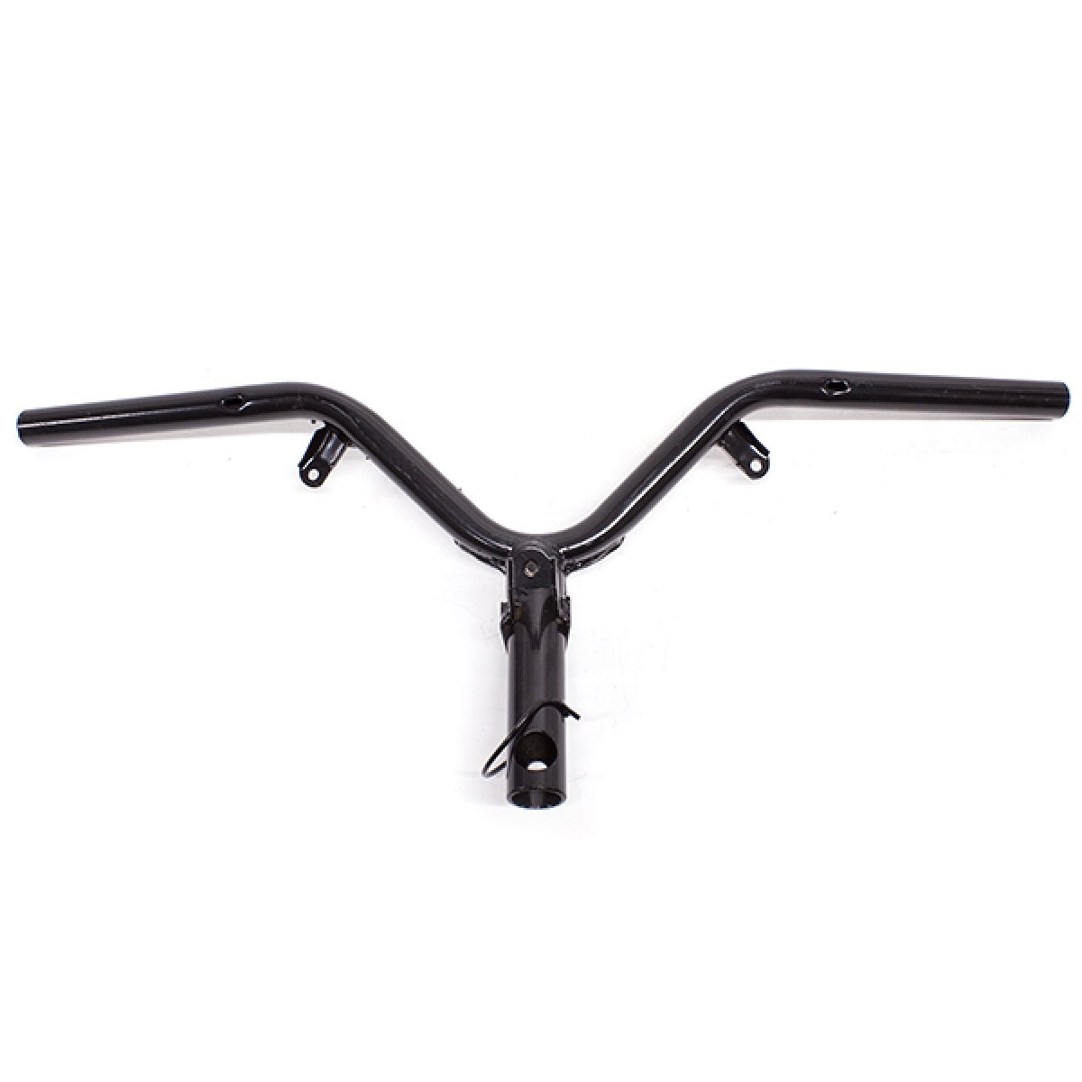 Front to Back Handlebar Bolt Fixing Black Steel Painted Easy Installation Unit