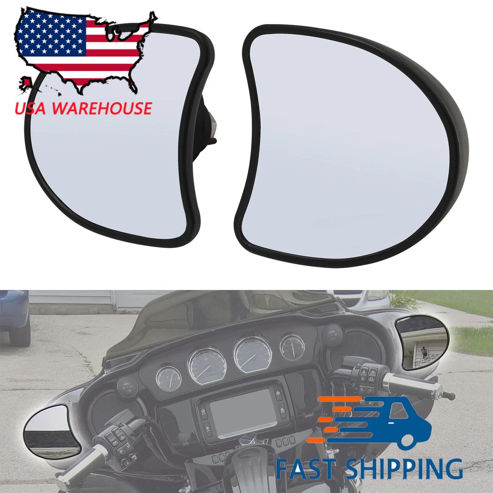1 Pair of mirrors ( Left & right) For Harley CVO Street Glide FLHXSE 2015-2020