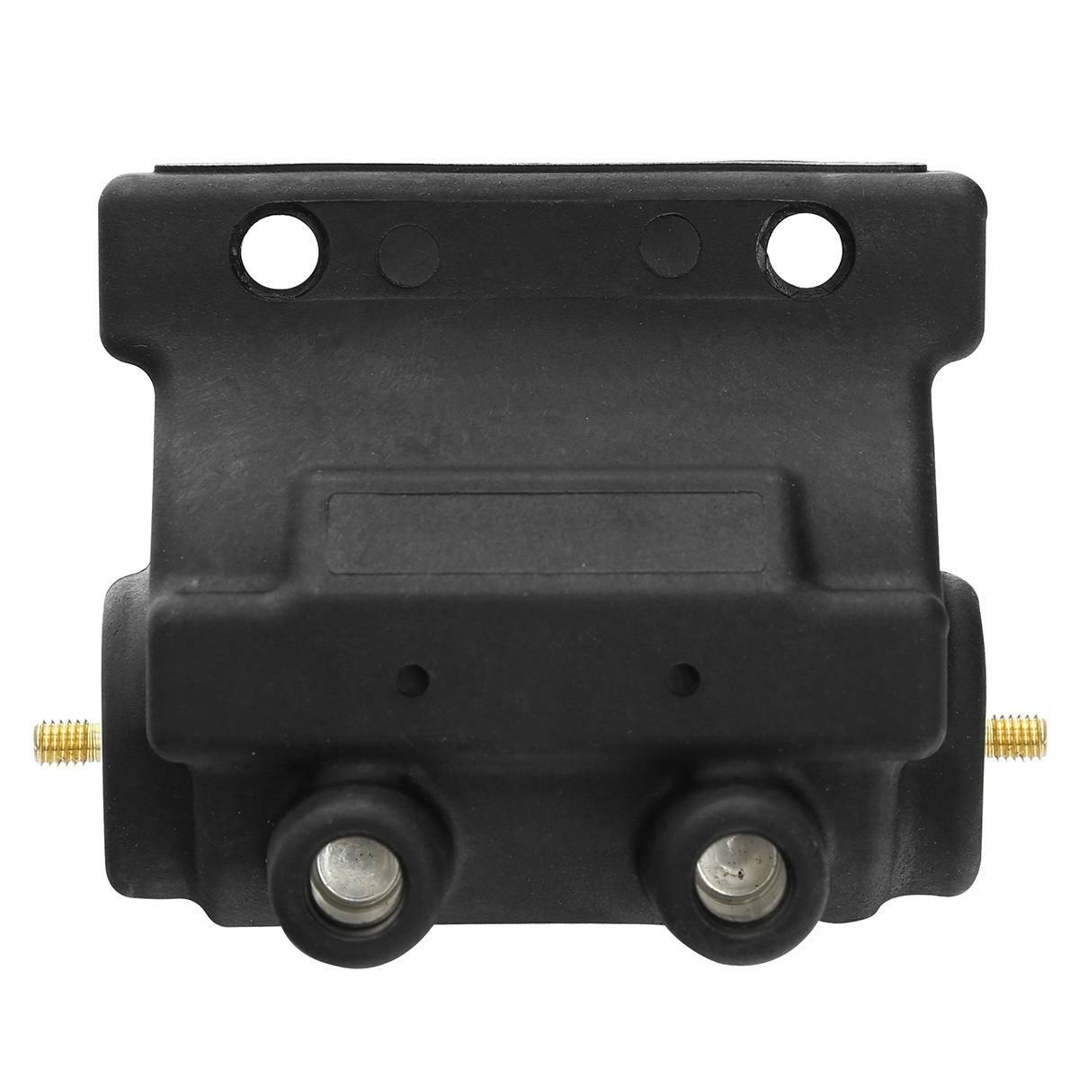 Black Dual Fire Twin Power Ignition Coil Fit For Harley Sportster Dyna Softail