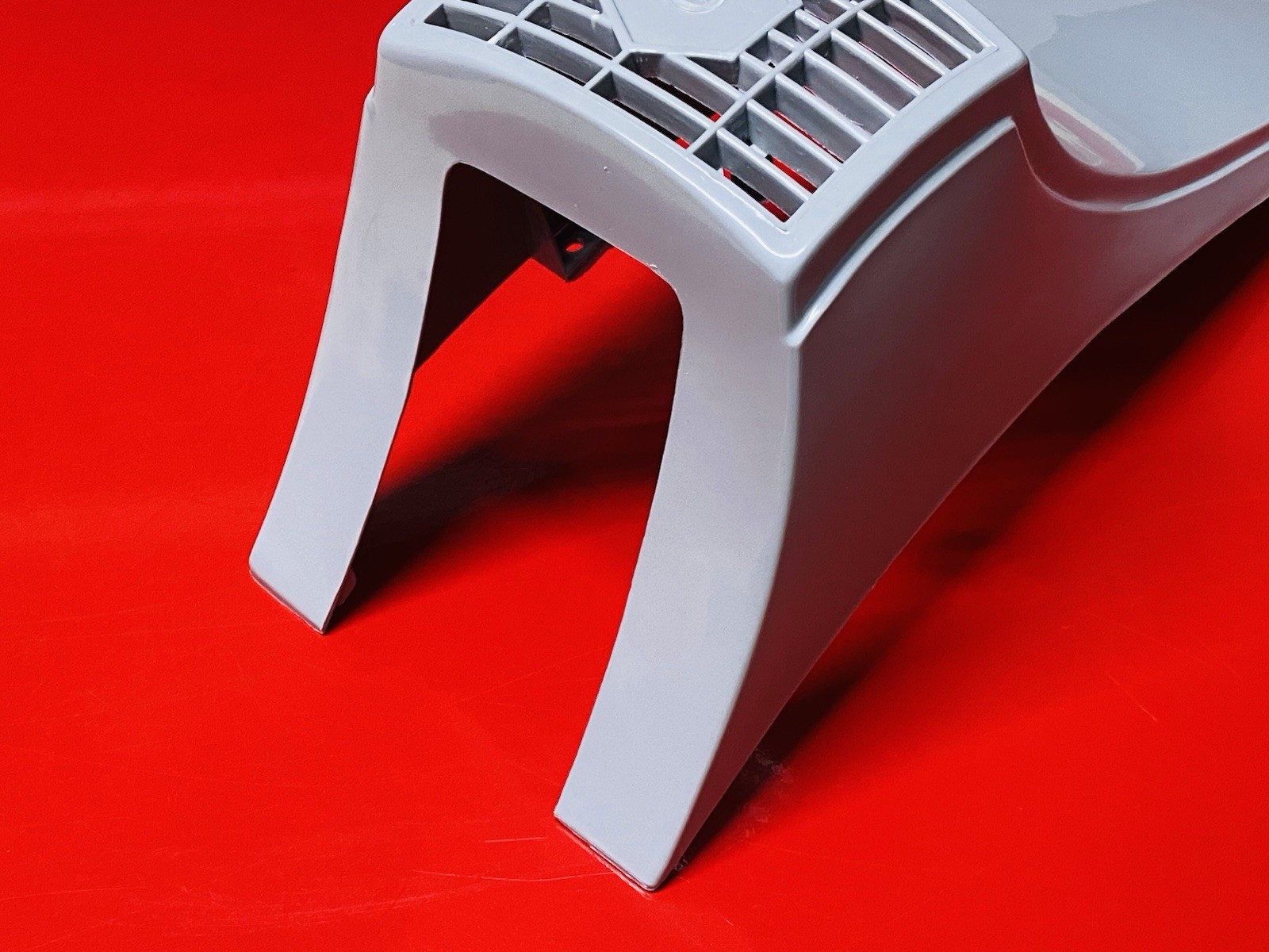 VESPA P200E 1977 TO 1983 GREY UNPAINTED ABS PLASTIC HORN CAST HORN COVER