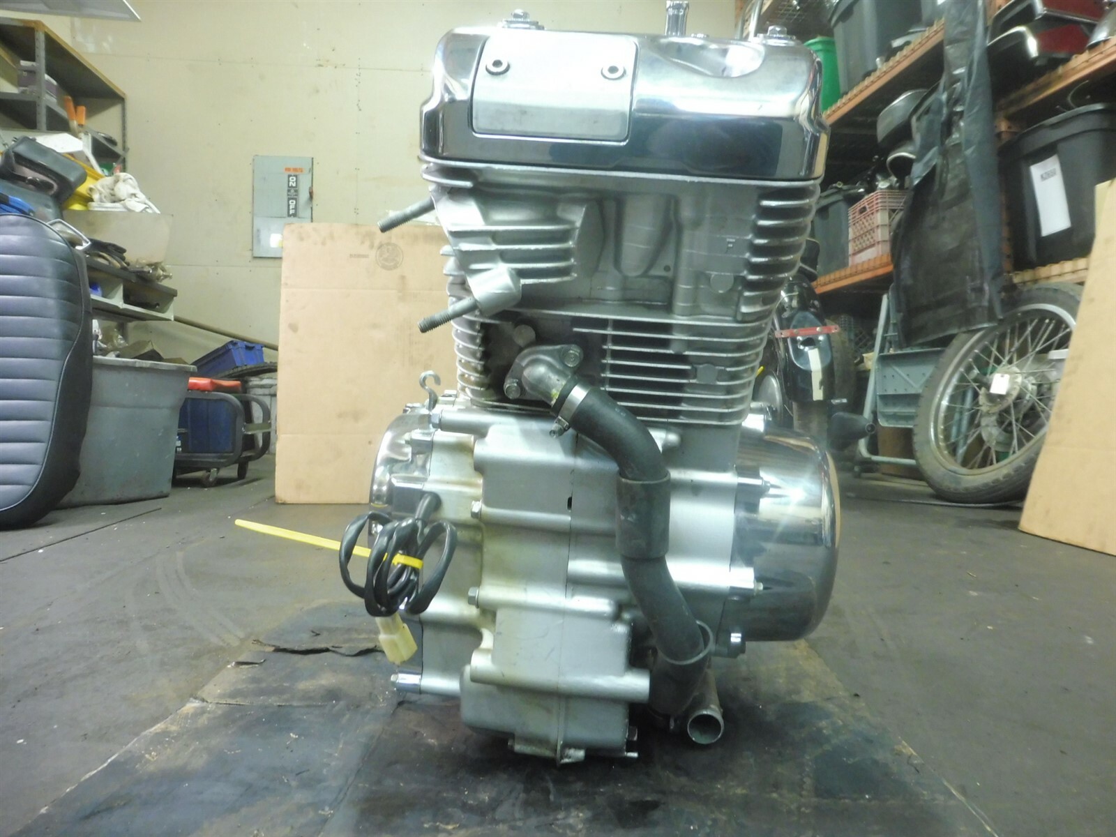 2001 Honda Shadow VT600 HM903L. engine motor good compression 4,416 miles
