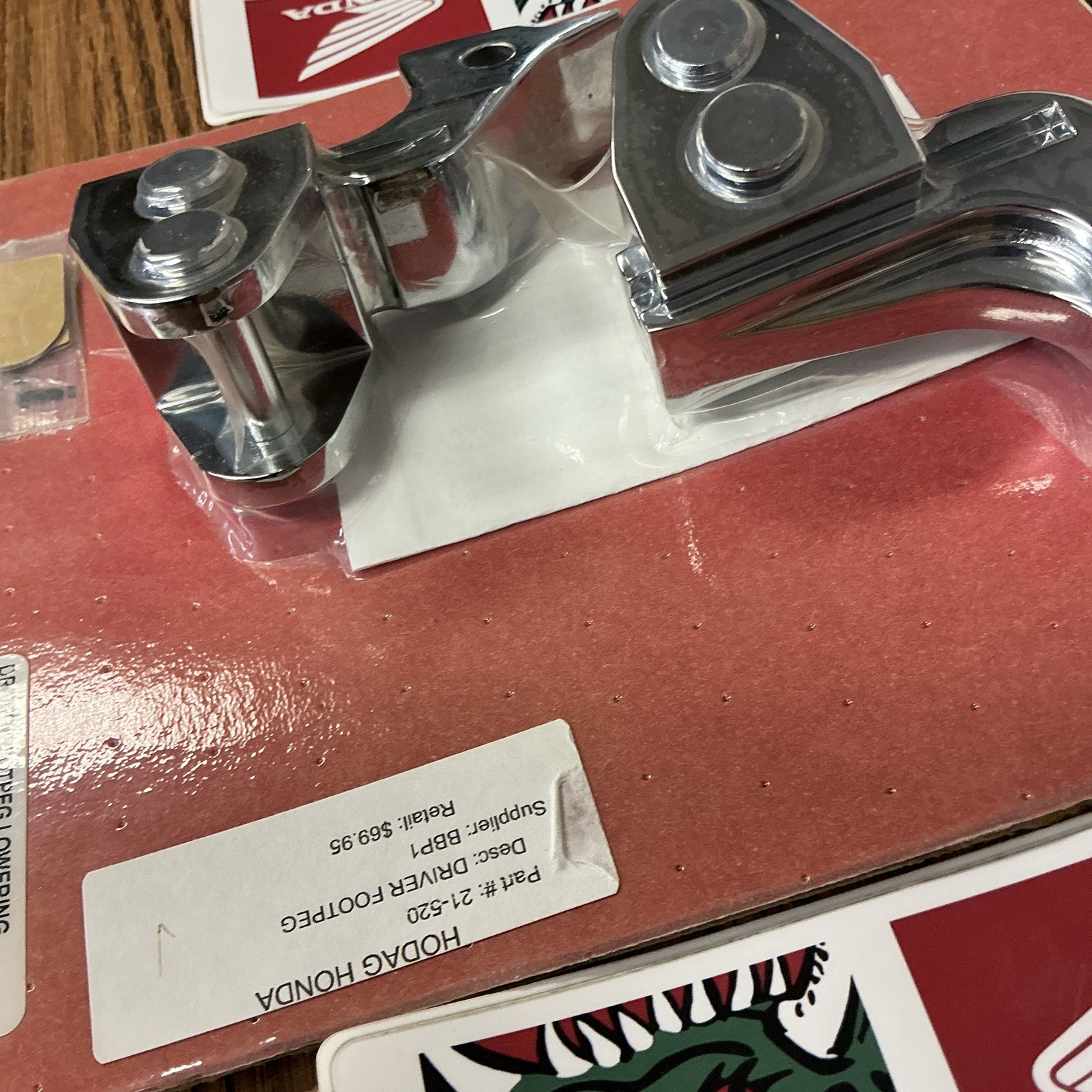 Show Chrome Accessories 21-520 Driver Foot peg Lowering Bracket For GL1800