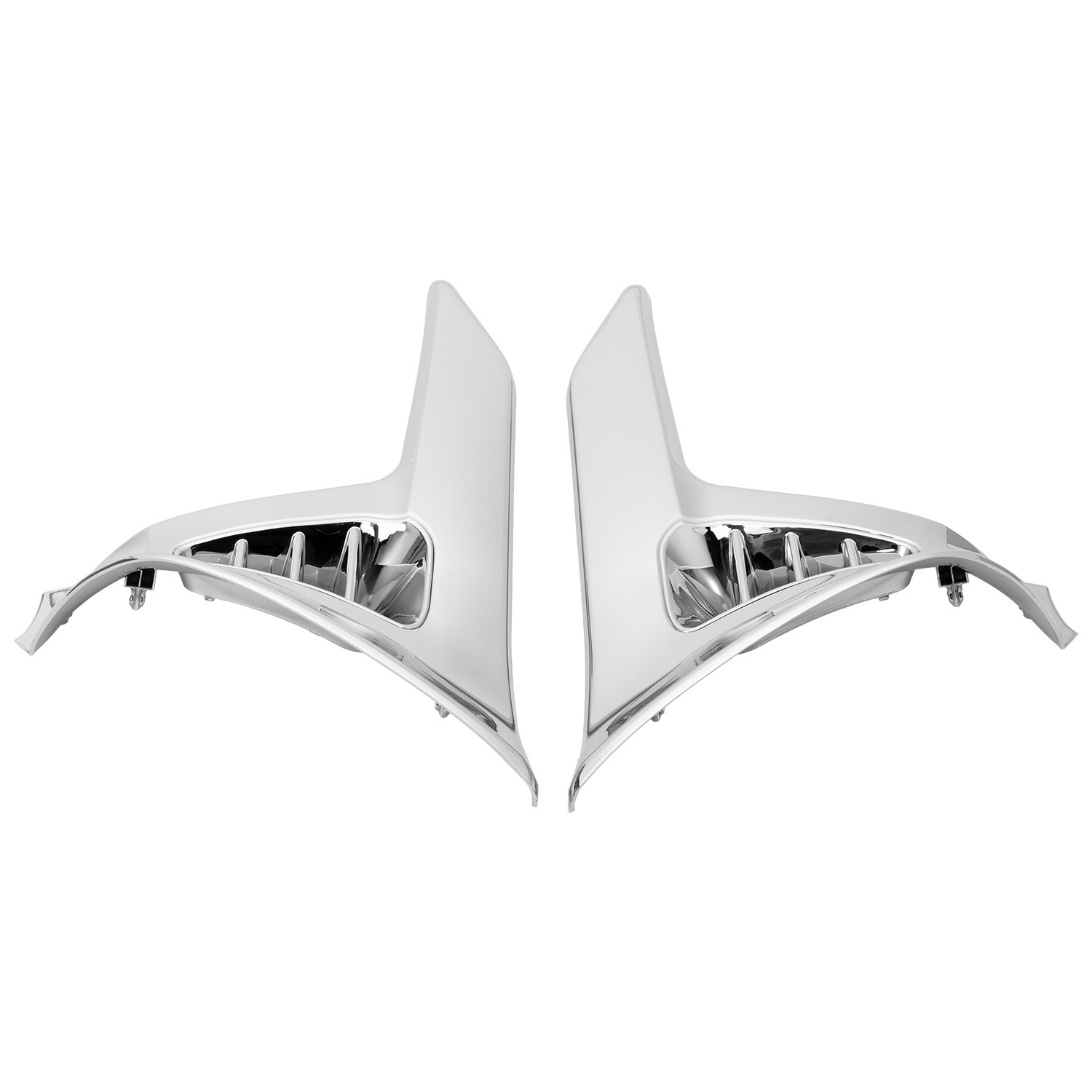 Chrome Side Fairing Trim Cover Fit For Honda Goldwing 1800 GL1800 2001-2011 2010
