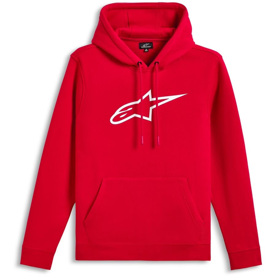 Alpinestars Ageless V2 Hoody – Red/White, Large 1244-52000-3020-L