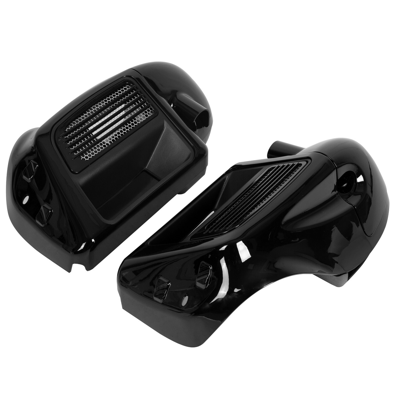 Water-Cooled Lower Vented Leg Fairing Glove Box For Harley Touing 2014-2023