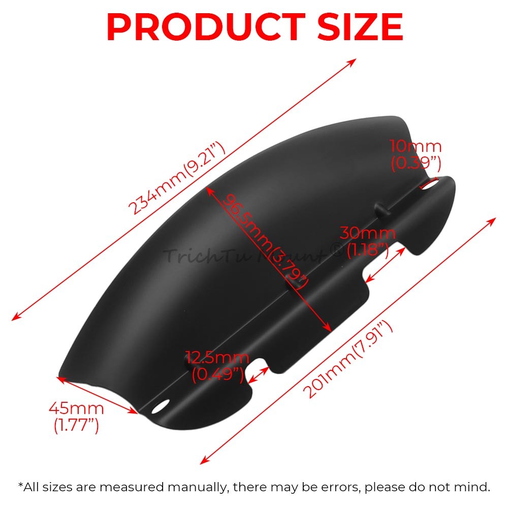 Black Lower Triple Tree Wind Deflector For Harley Road King Electra Glide 14-23