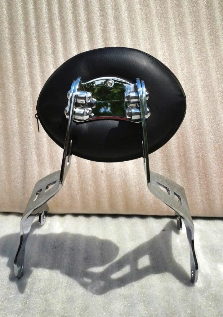 FIXED MOUNT PASSENGER BACKREST SISSY BAR W PAD USED SHORT 4 YAMAHA RAIDER SCL