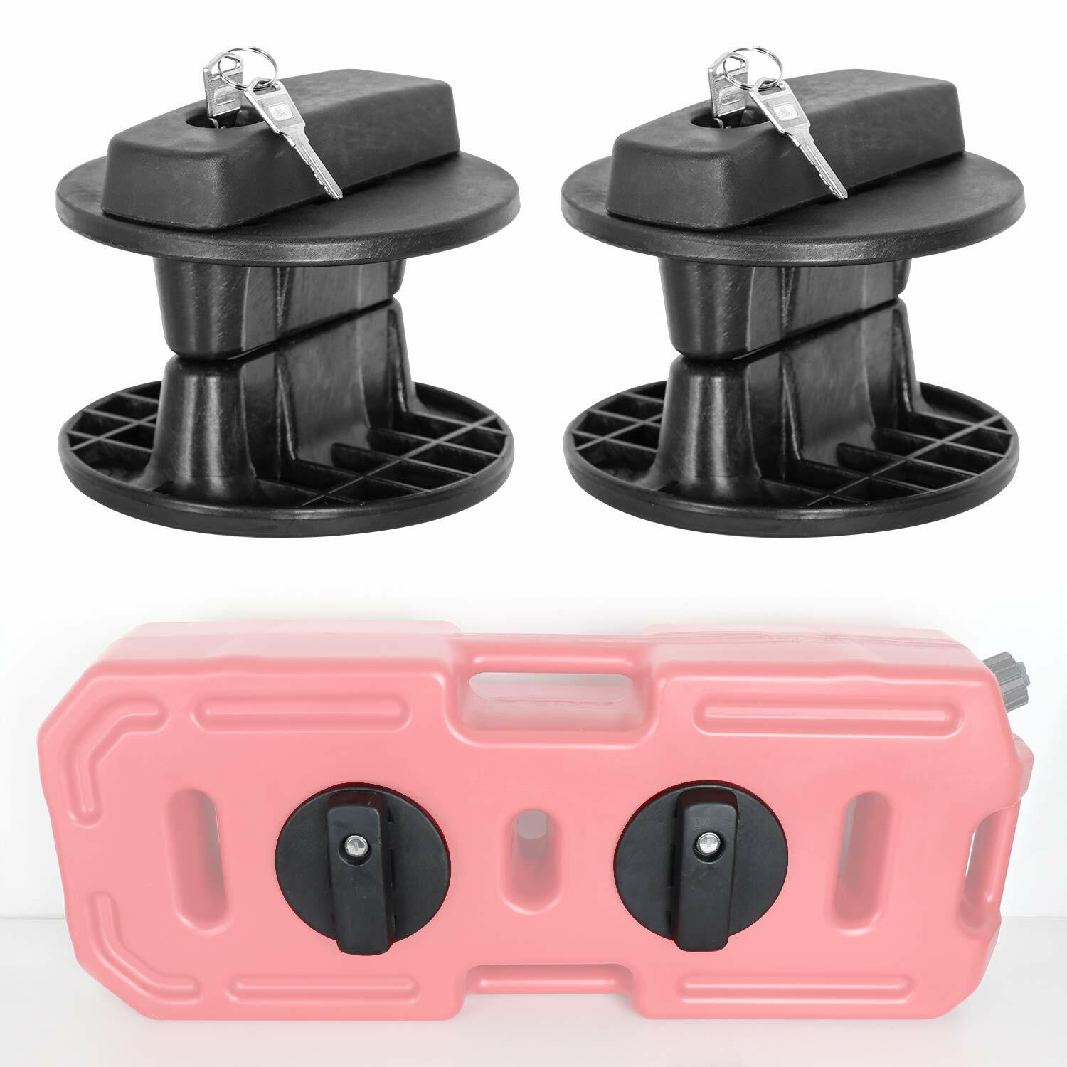 5/8 Gallon Fuel Pack Gas Container Fuel Can Lock for Jeep ATV UTV Polaris RZR