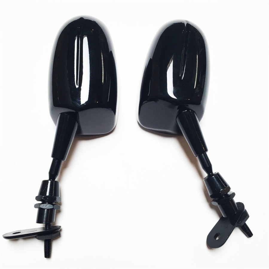 Black Racing mirror for CBR NINJA ZX GSXR Katana HAYABUSA YZF R1 Rearview