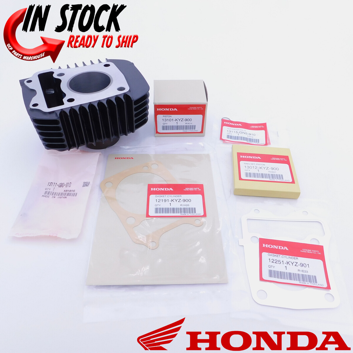 HONDA TOP END KIT W/ CYLINDER 2014 – 2021 GROM OEM NEW GENUINE