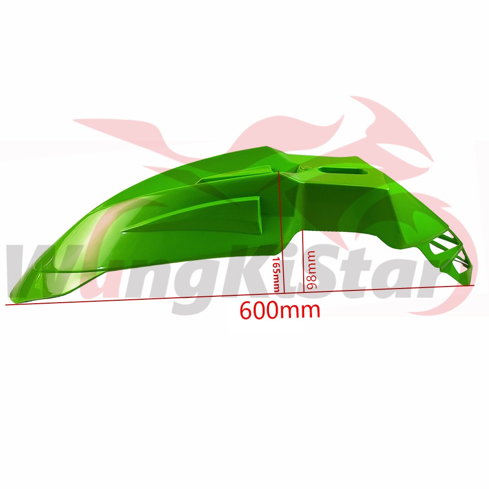 Motorcycle Black Front Fender Plastic Mudguard For Kawasaki KLX230 KLR650 KX250