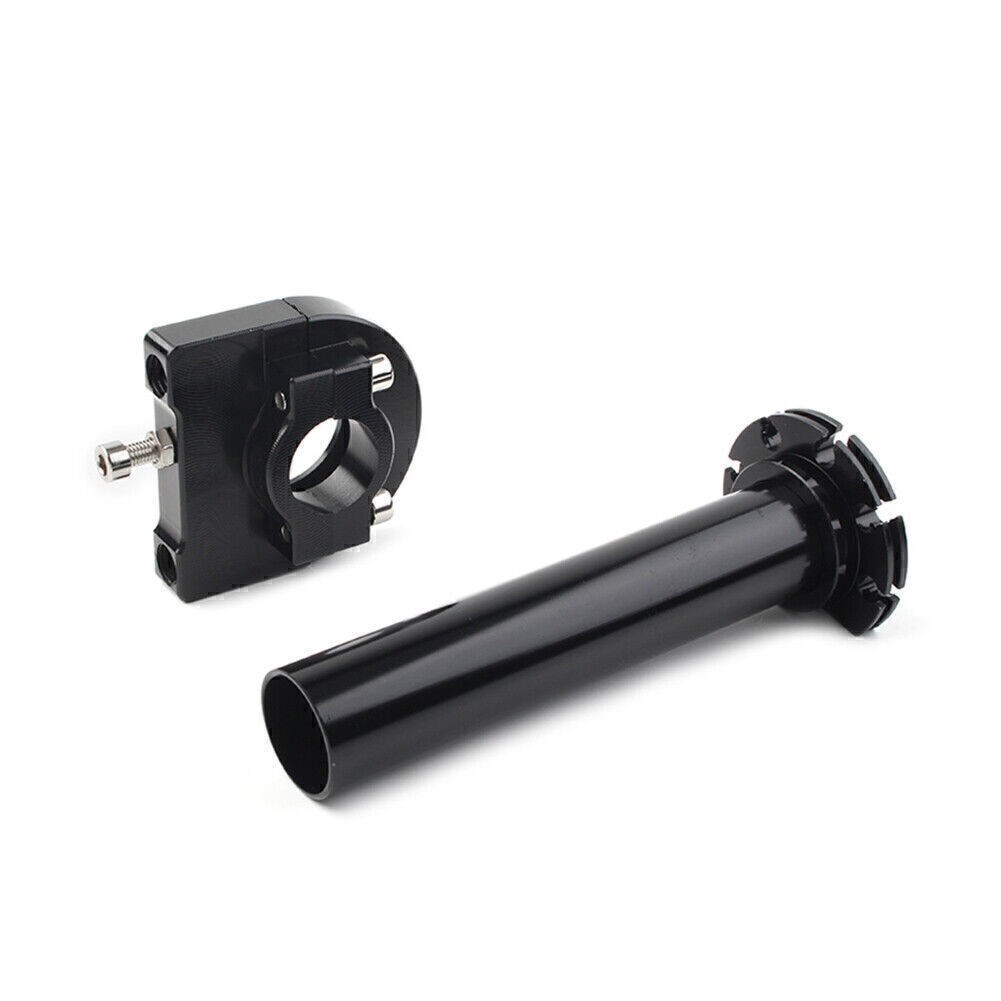 7/8″ Turn Twist Throttle Handle Bar Throttle Tube Fit Motorcycle Universal Black