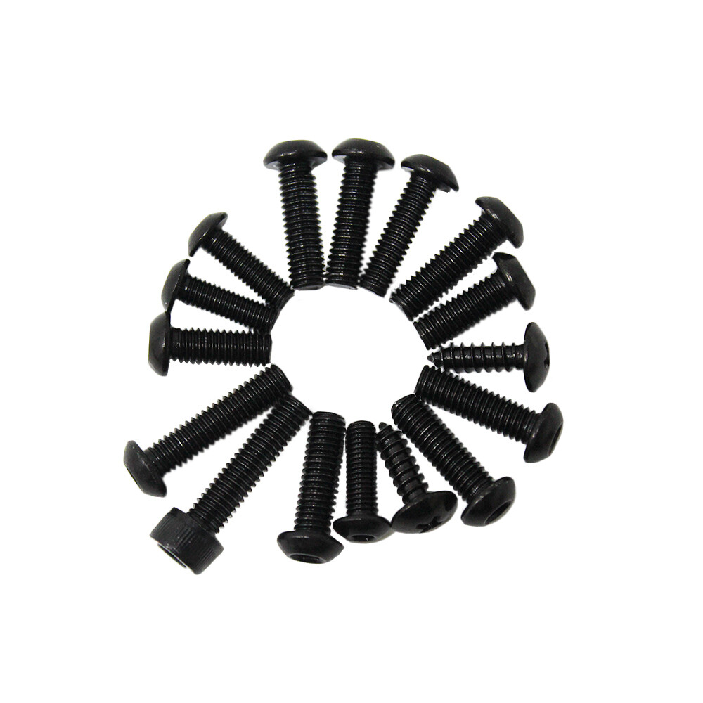 Multi-color CNC Motorcycle Complete Fairing Bolts Kit Bodywork Screws Nuts Black