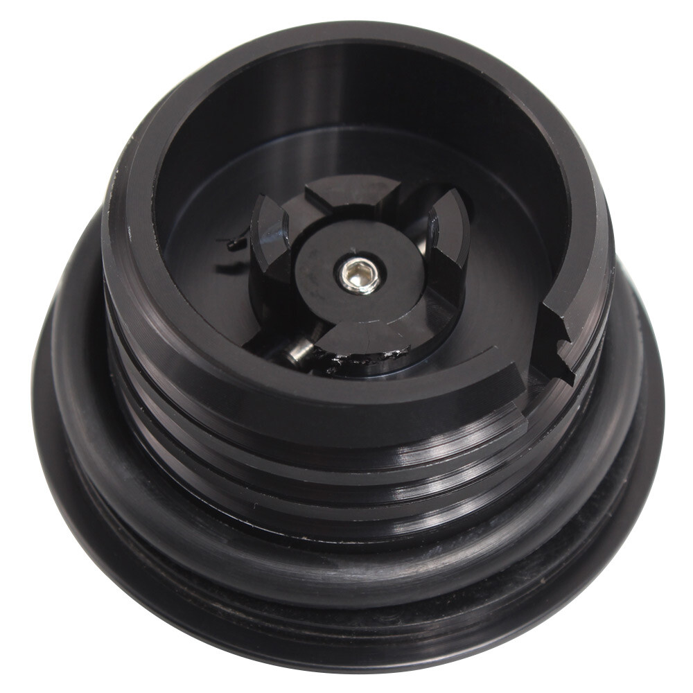 Black Flush Mount Pop Up Vented Fuel Tank Gas Cap For Harley Touring Road King