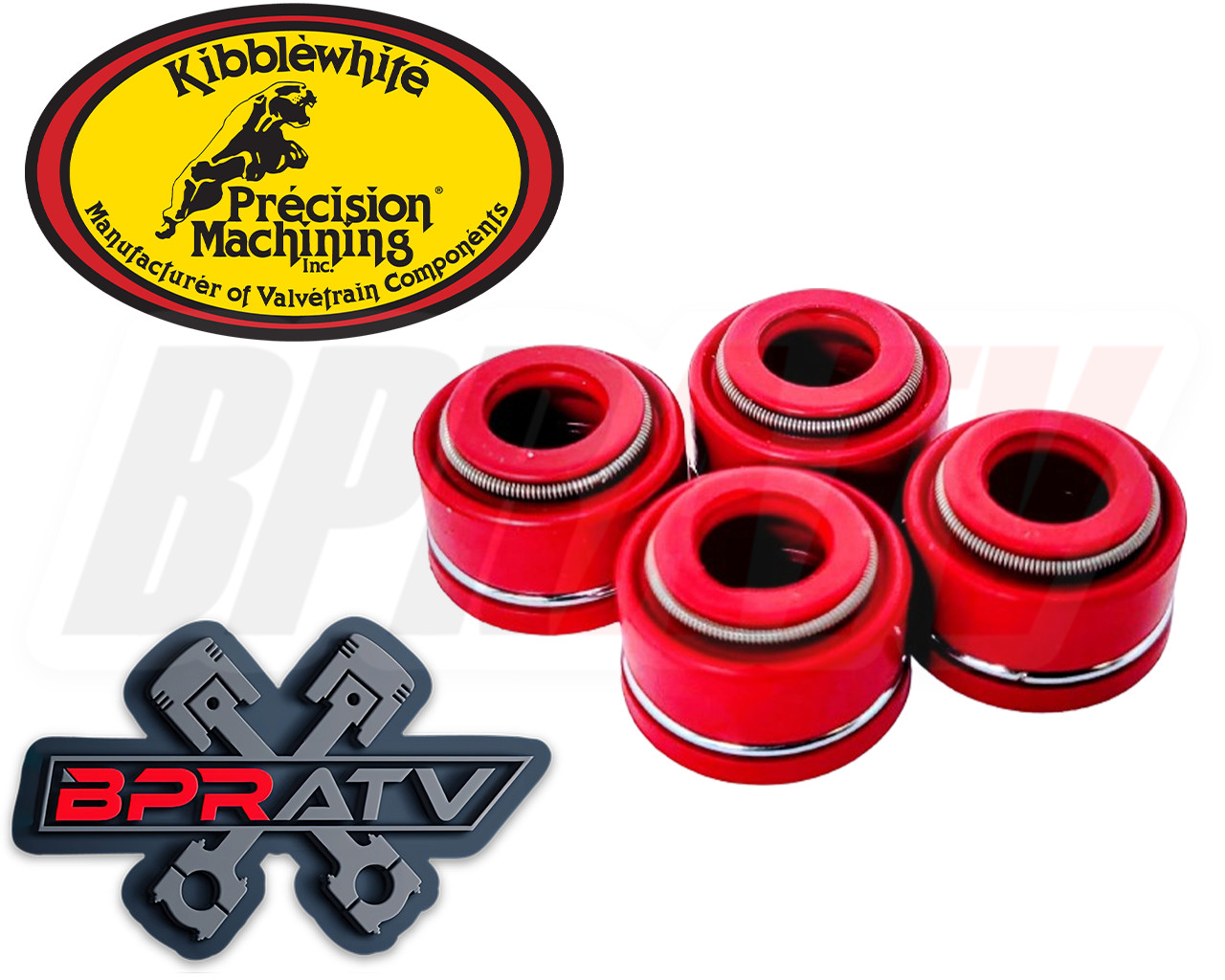 75-79 Honda GL1000 GL 1000 Gold Wing Kibblewhite RED Viton Valve Seals Set of 8