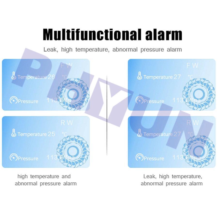 TPMS Bluetooth 5.0 Tire Pressure Monitor System 2 External Sensor for Motorcycle