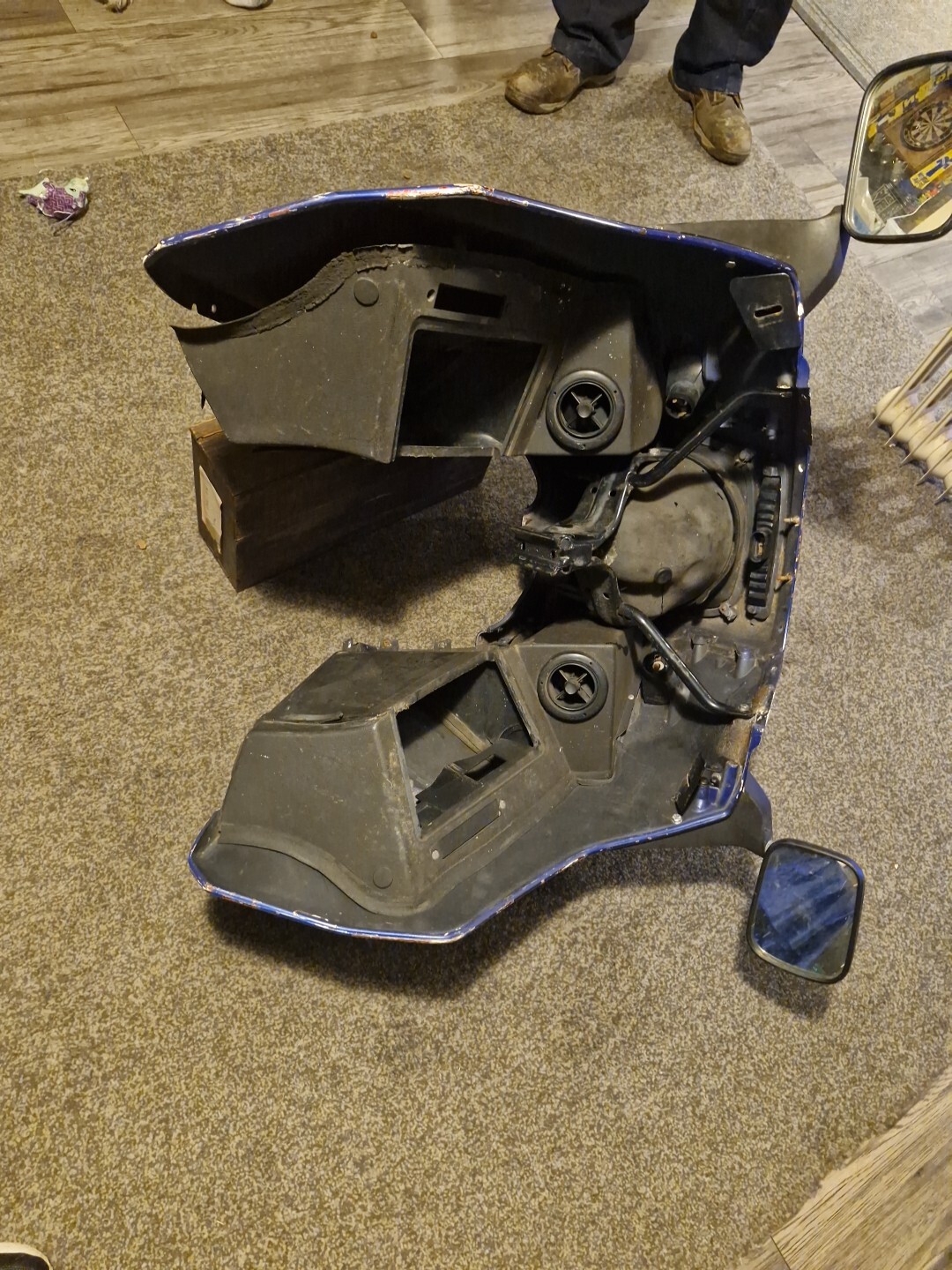 BMW R100 RT Front Full Fairing Set Up Genuine