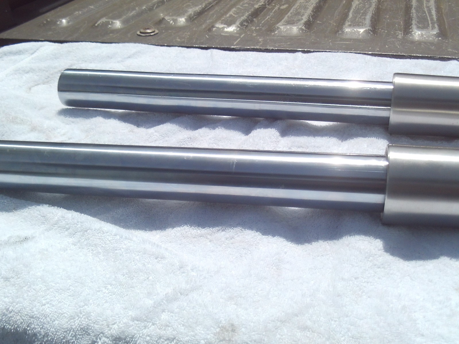 Harley Davidson 2014-2024 Touring Silver OEM Fork Legs Tubes – straight