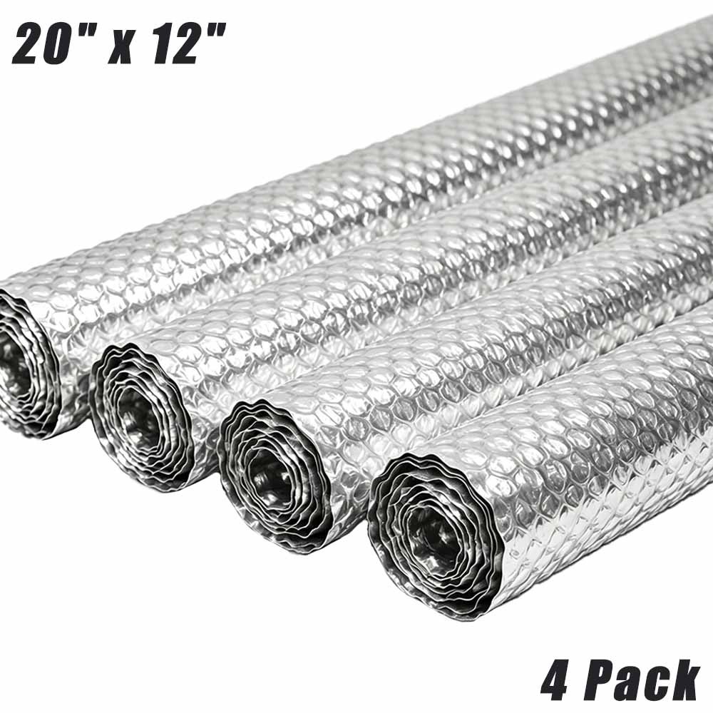12″x20″ Exhaust Heat Shield Automotive Embossed SS304 Muffler Shield/Wrap