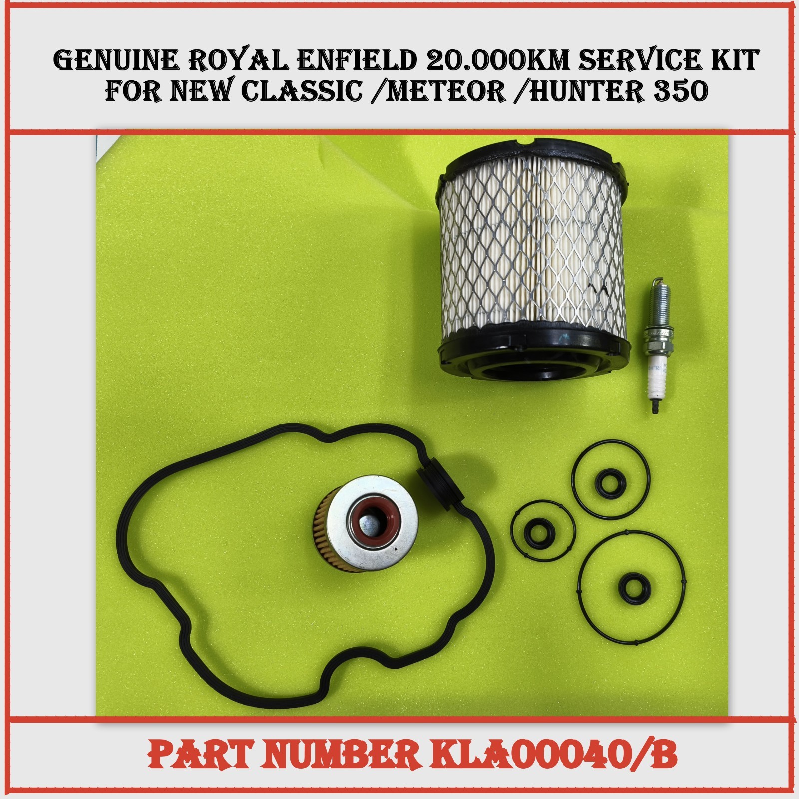 Royal Enfield New Classic Hunter Meteor 350 20.000km Service Kit KLA00040/B