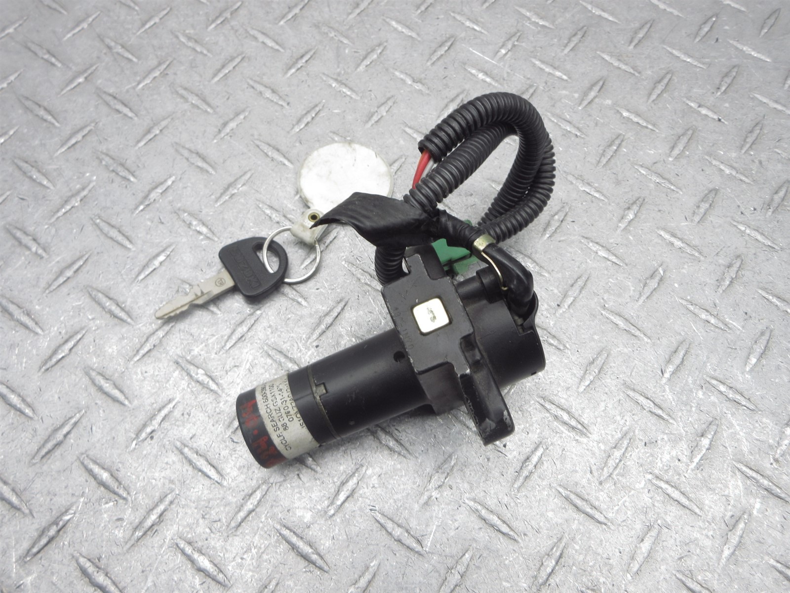 1988 88 Suzuki GSX1100 Ignition Switch Key Matching Oem
