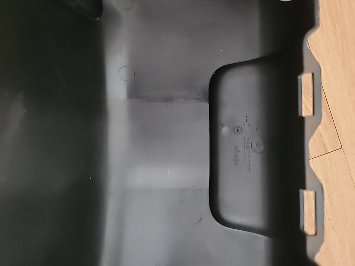 H -D 26800077 Matte Black Water Pump Cover Used will Show Scratches As Is