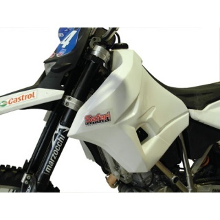 BMW G450X 2009 2010 2011 Safari 12L Long Range Fuel Tank Petrol Gas White