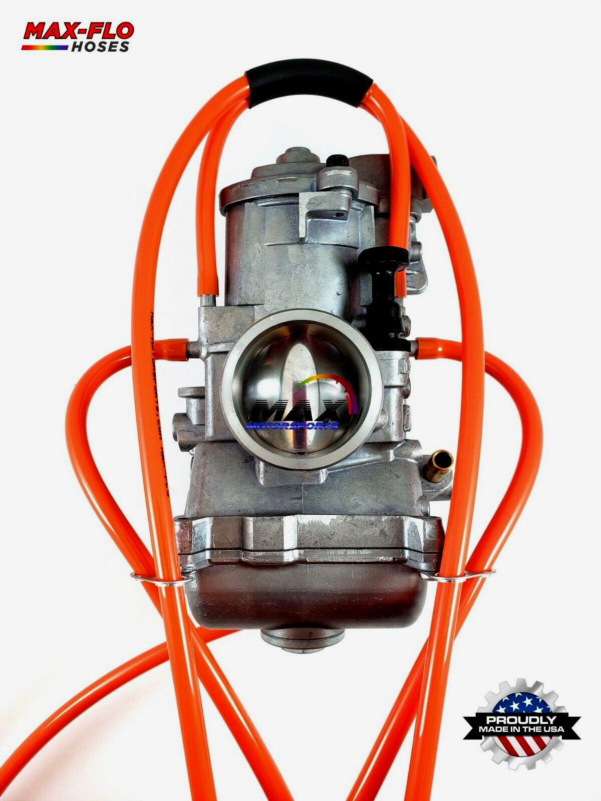 5 HOSE CARBURETOR VENT HOSE LINE KIT OVERFLOW KEIHIN FCR MIKUNI CARB KTM ORANGE