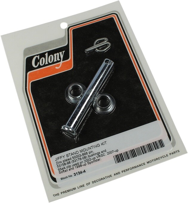 Colony Kickstand Pin Mounting Kit #3134-4 Harley Davidson