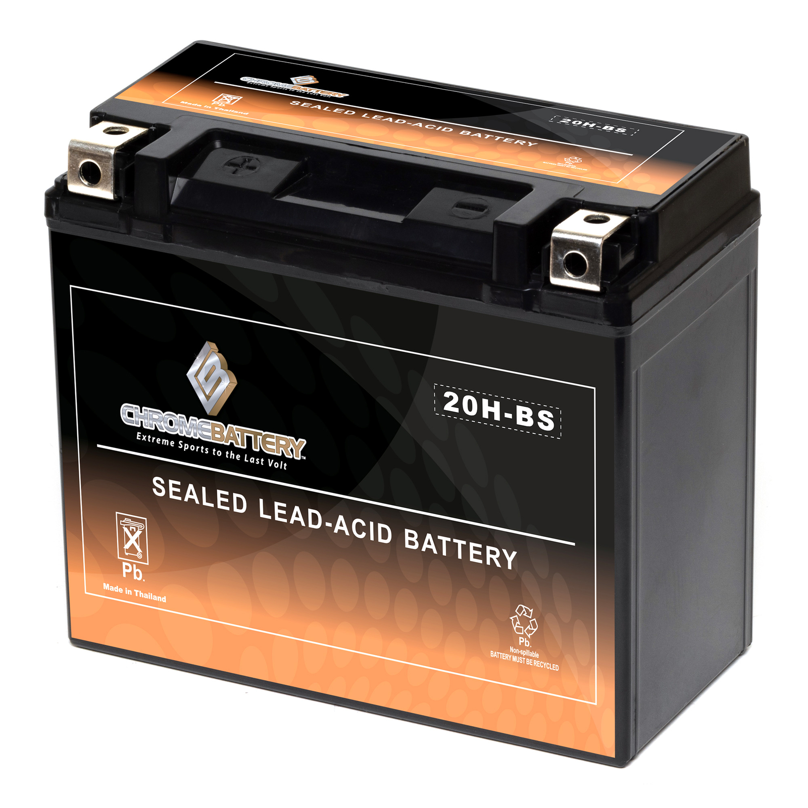 YTX20H-BS High Performance – Maintenance Free – Sealed AGM Motorcycle Battery