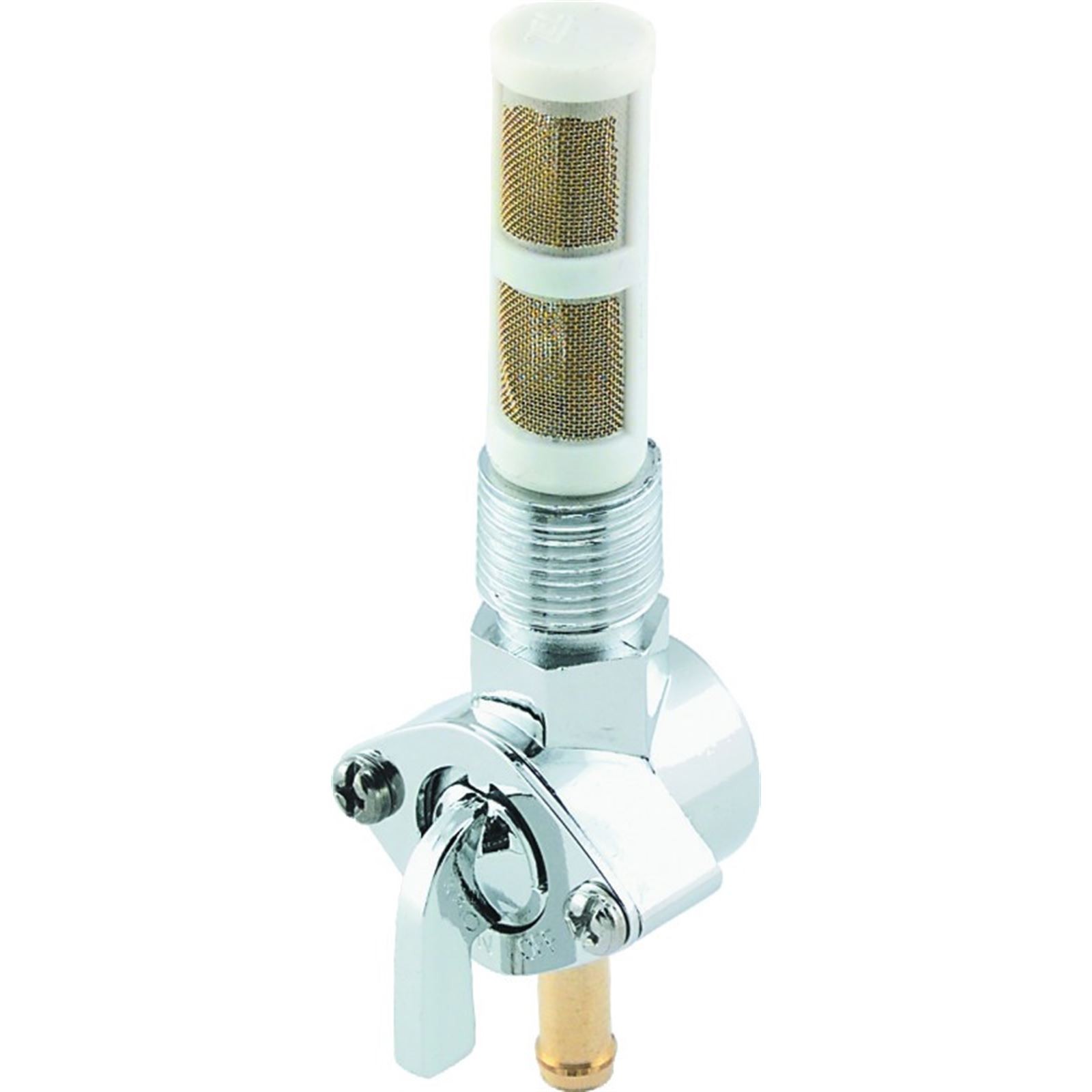 Bikers Choice 66-74 FL FX 57-74 XL Chrome Petcock 3/8 NPT Down Outlet 492872