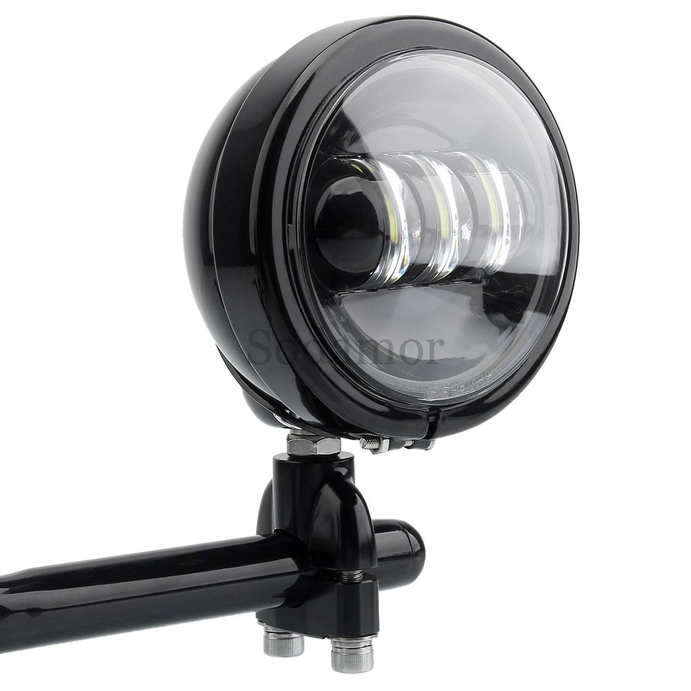4.5″ Motorcycle LED Passing Driving Light Spot Cold White Fog Lamp For Honda ATV