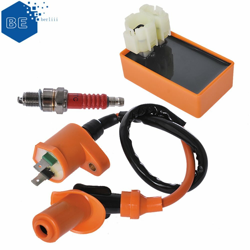 Racing Ignition Coil Spark Plug CDI For Gy6 Scooter ATV TaoTao 50cc 125cc 150cc