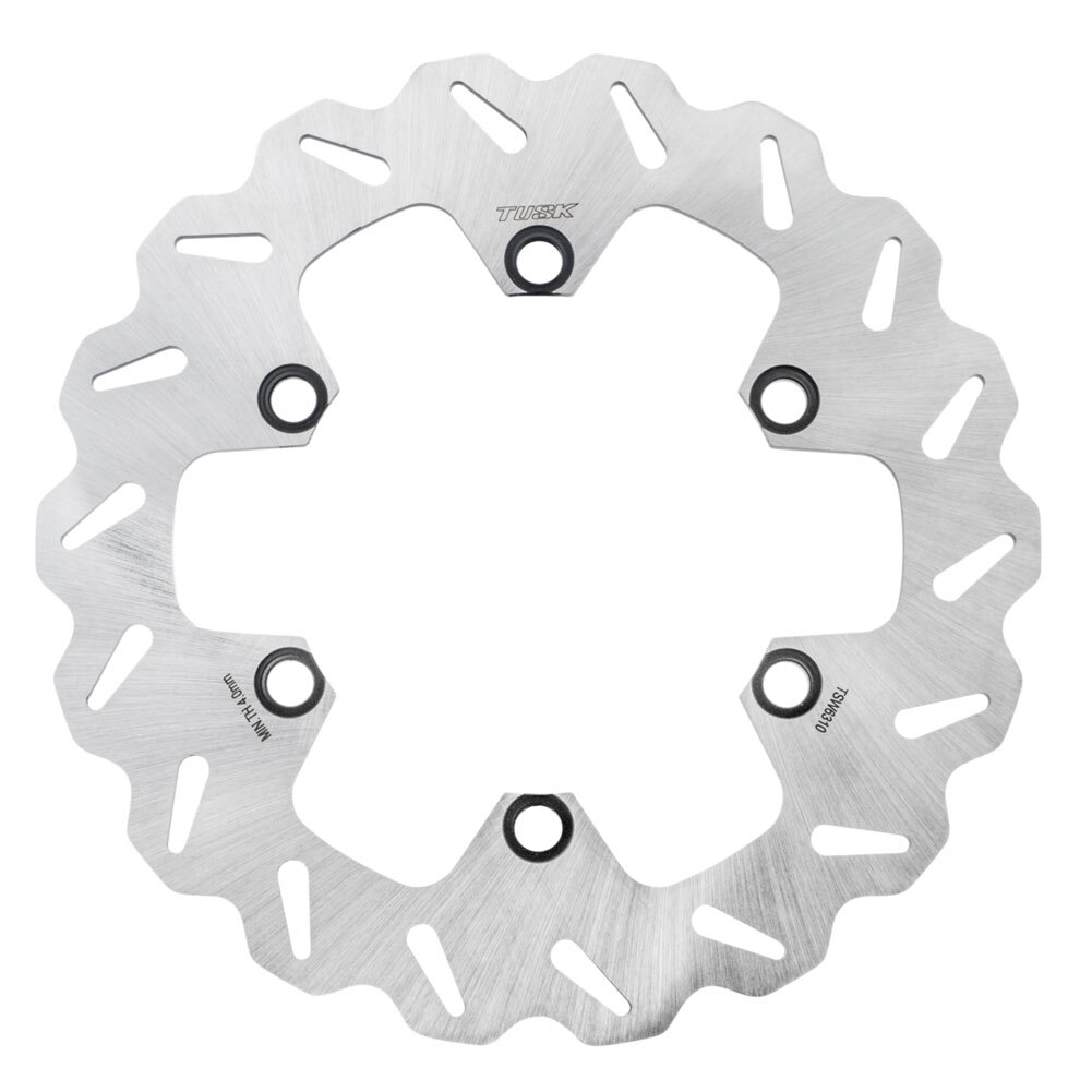Tusk Typhoon Steel Brake Rotor Rear For KAWASAKI KLR650 2008-2022