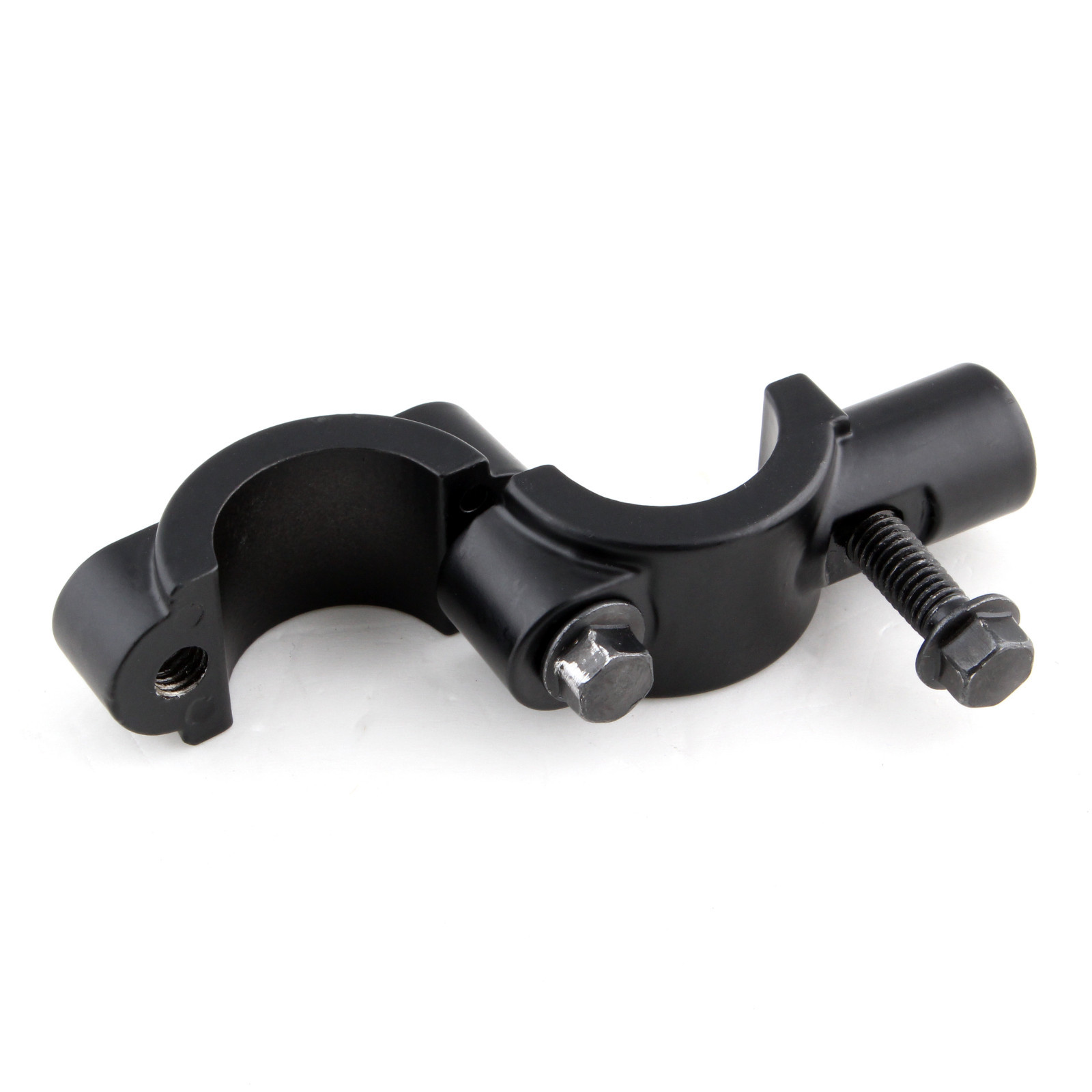 2X 8MM MIRRORS CLAMP ON MOUNT ADAPTER FITS 7/8″ HANDLEBAR SPORTS BIKES MINI BIKE