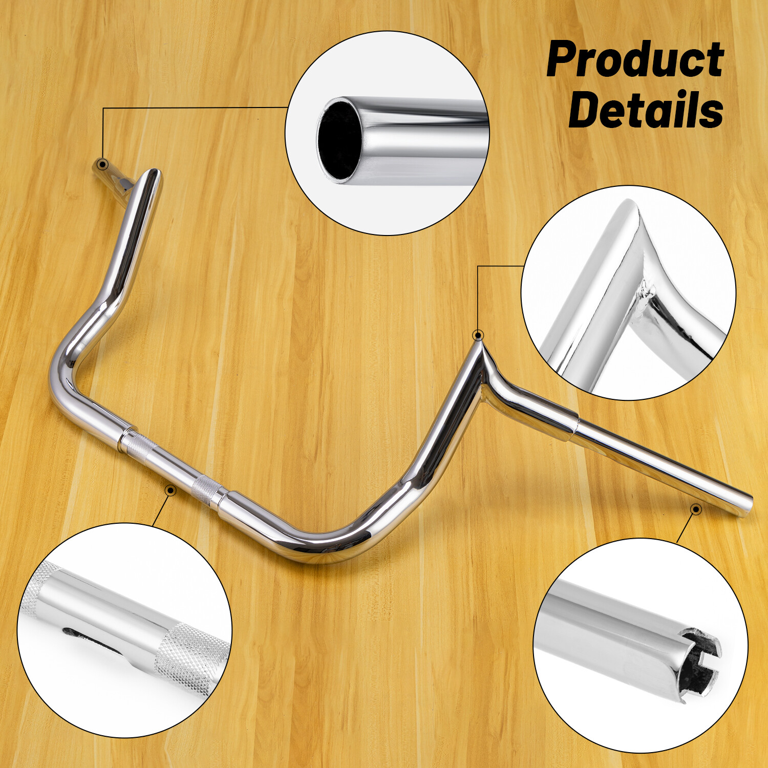 12″ 14″ 16″ Meathook Bar Handlebar For Harley 2011-2023 CVO STREET GLIDE