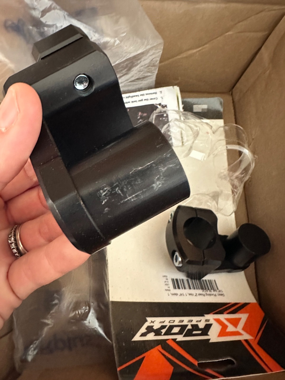 Rox Speed FX 1R-P13RIN 2in Pivoting Bar Riser for 1-1/4in Handlebars Indian