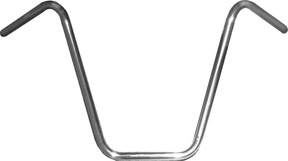 Emgo 23-12534 Ape Hanger Chrome Chopper Handlebar – 12″ – 7/8″